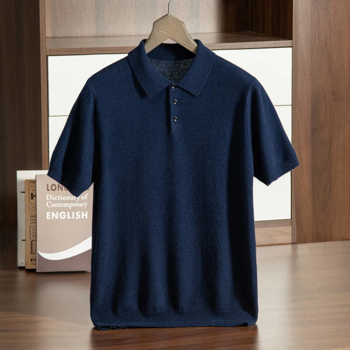 Short Sleeve Knit Polo