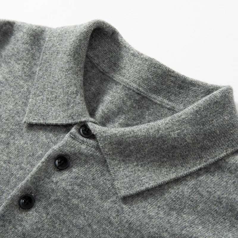 Short Sleeve Knit Polo