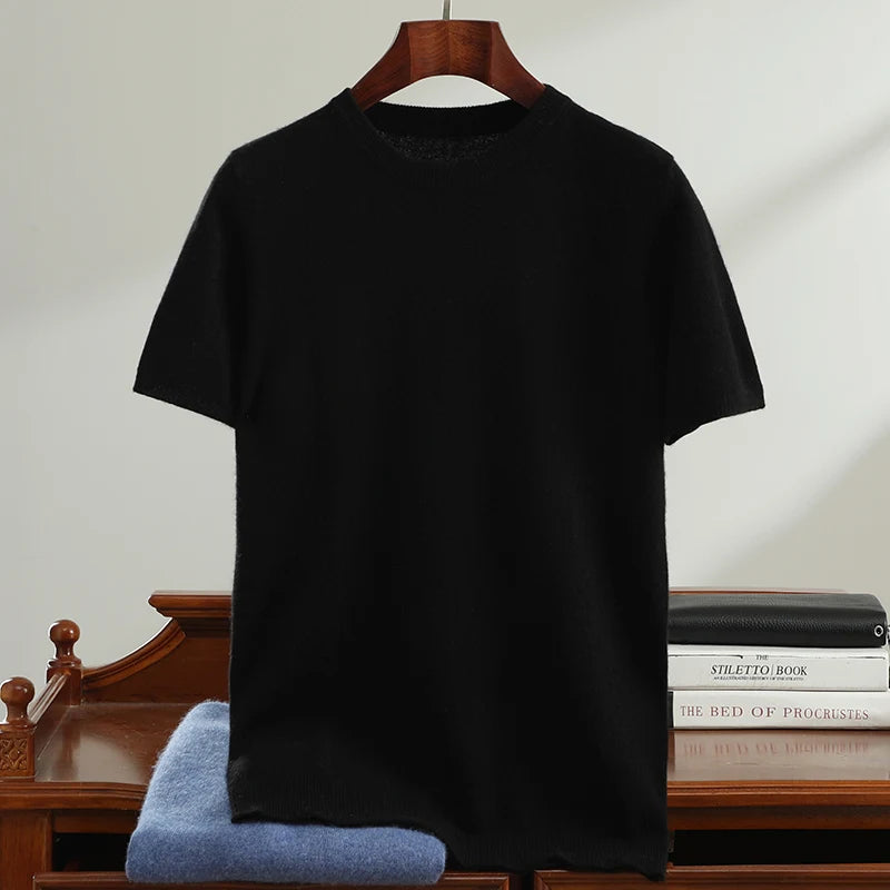 Short Sleeve Knit Sweater