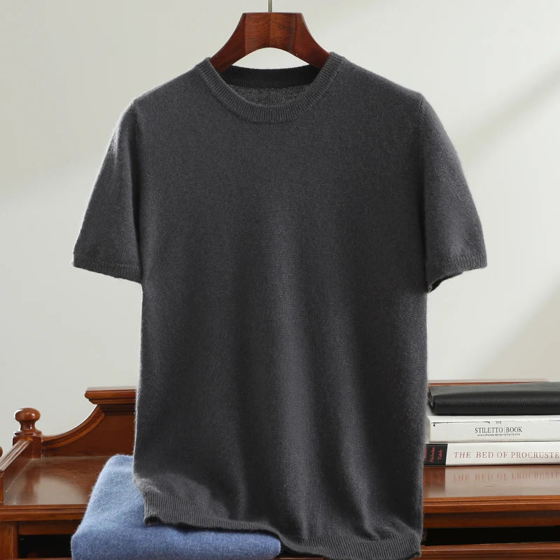 Short Sleeve Knit Sweater