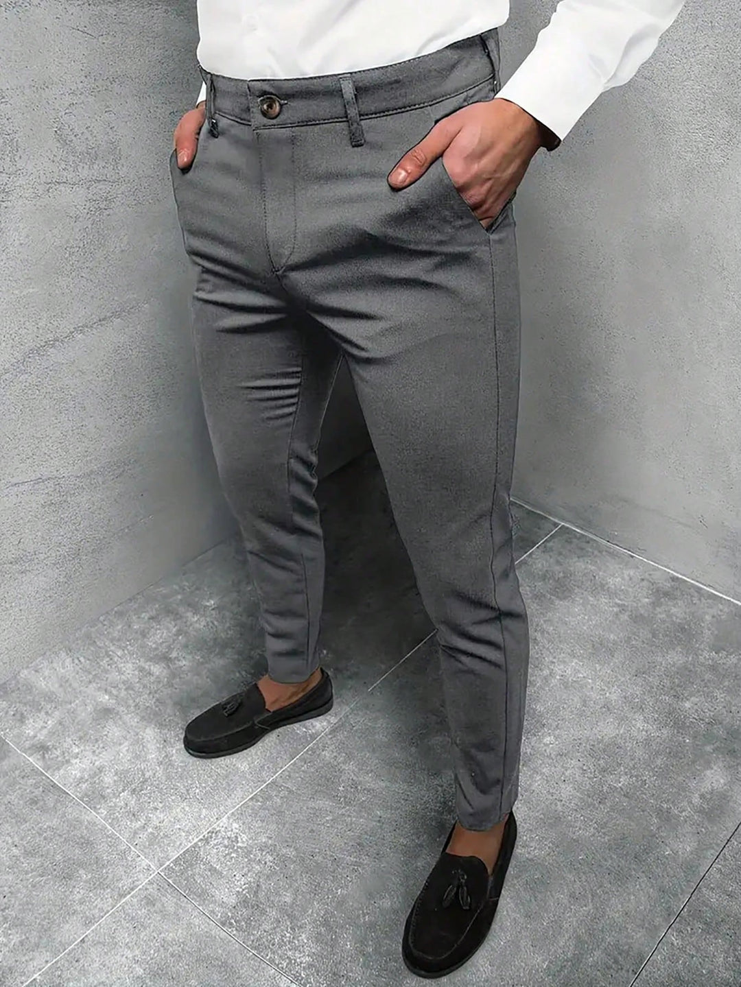 Slim Fit Formal Trousers