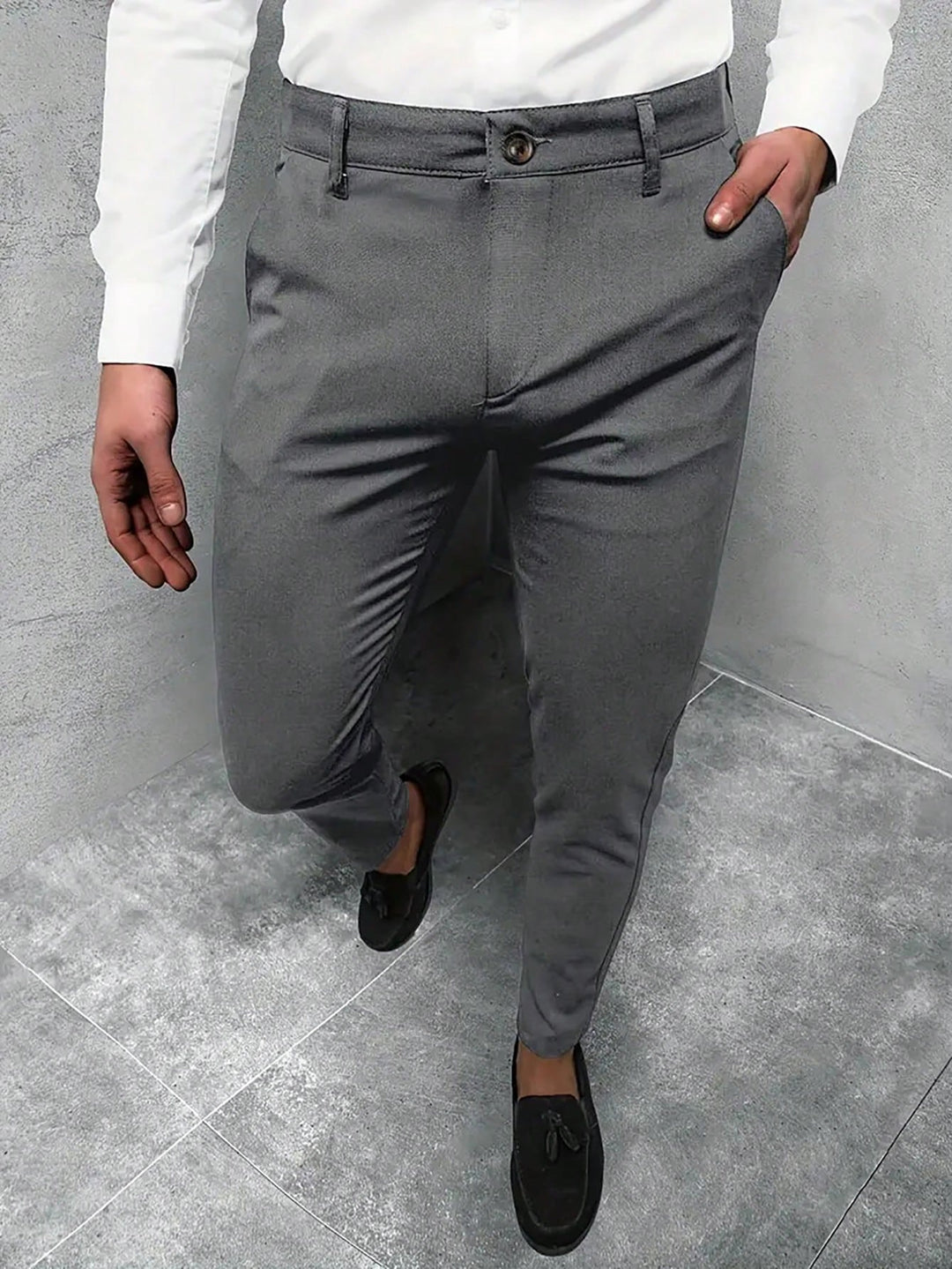 Slim Fit Formal Trousers