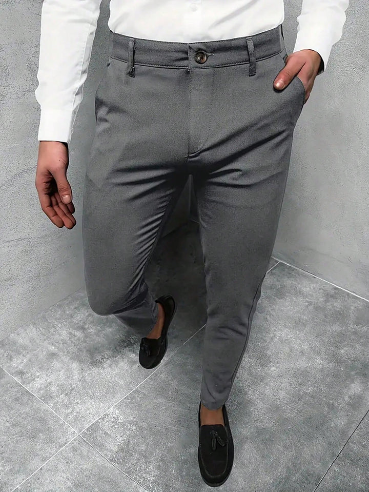 Slim Fit Formal Trousers