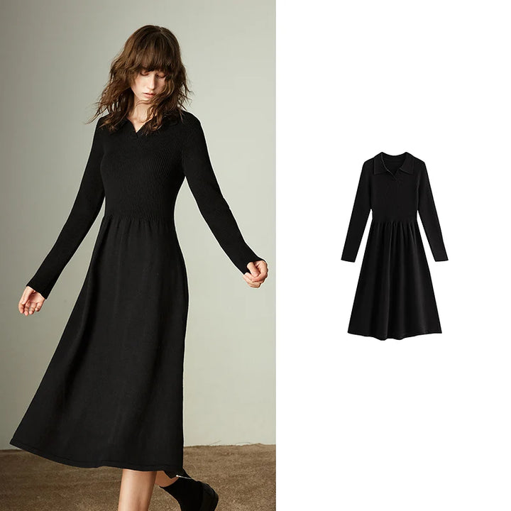 Slim Fit Knitted Midi Dress