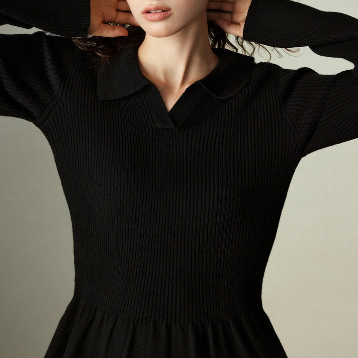 Slim Fit Knitted Midi Dress