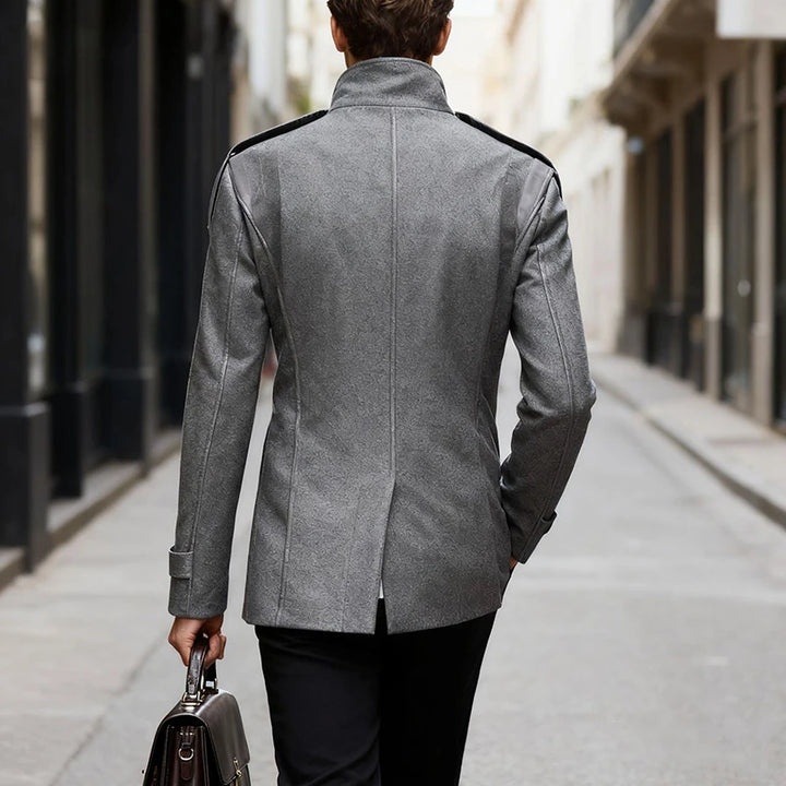 Tailored Double-Breasted Trench Coat