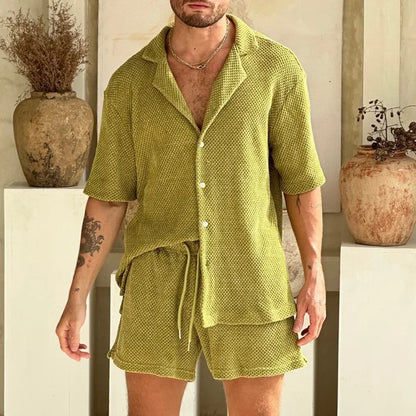 Textured Knit Resort Set