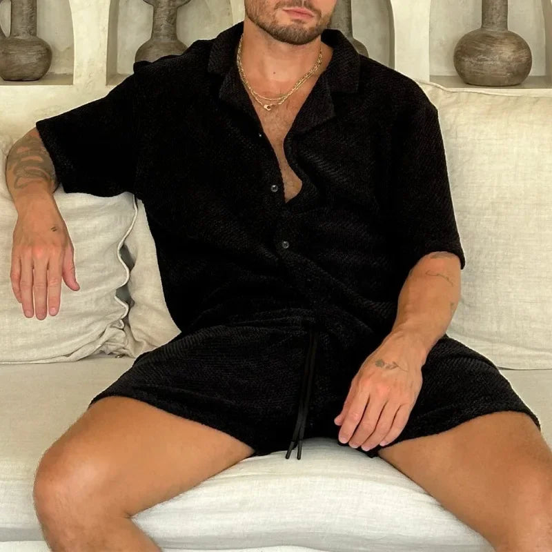 Textured Knit Resort Set