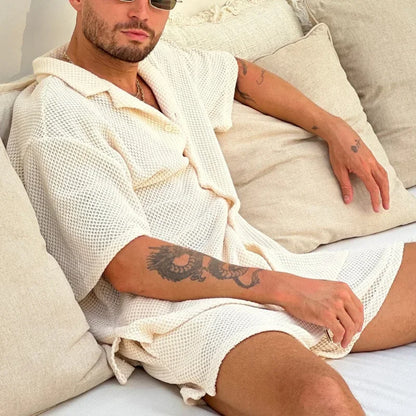 Textured Knit Resort Set