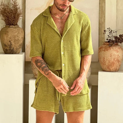 Textured Knit Resort Set