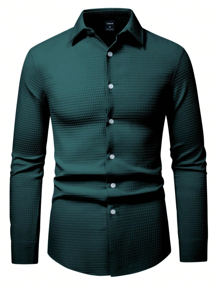 Textured Slim Fit Shirt