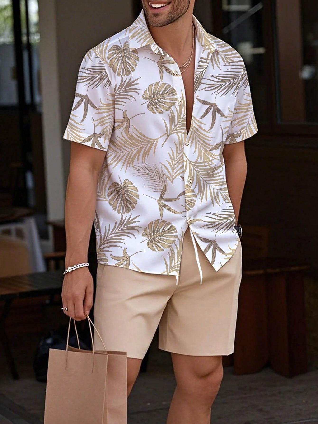 Tropical Print Resort Set