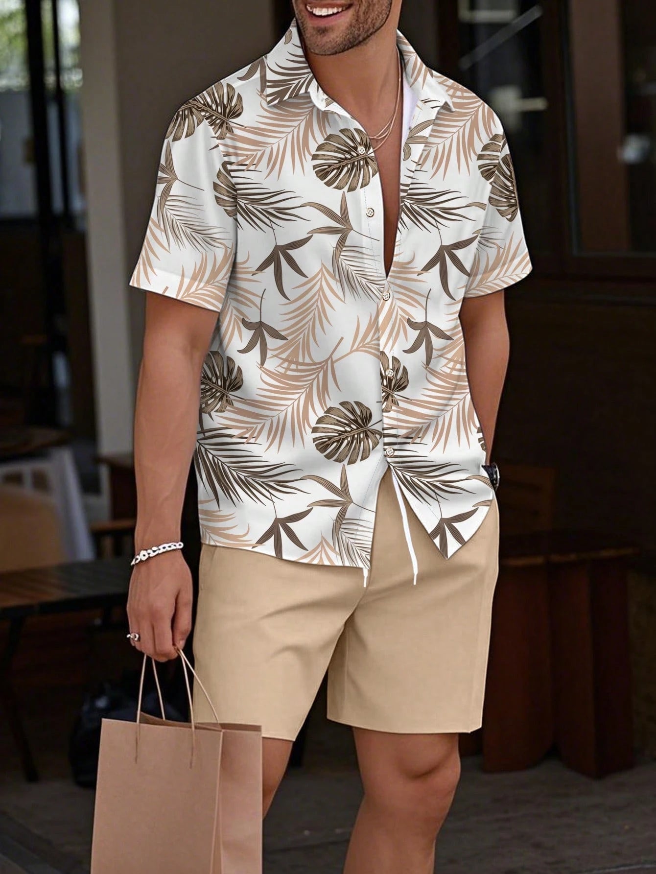Tropical Print Resort Set