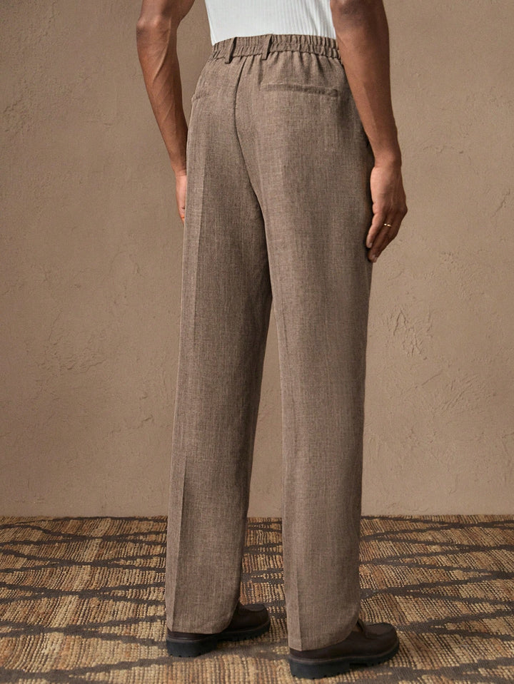 Vintage Pleated Tweed Trousers