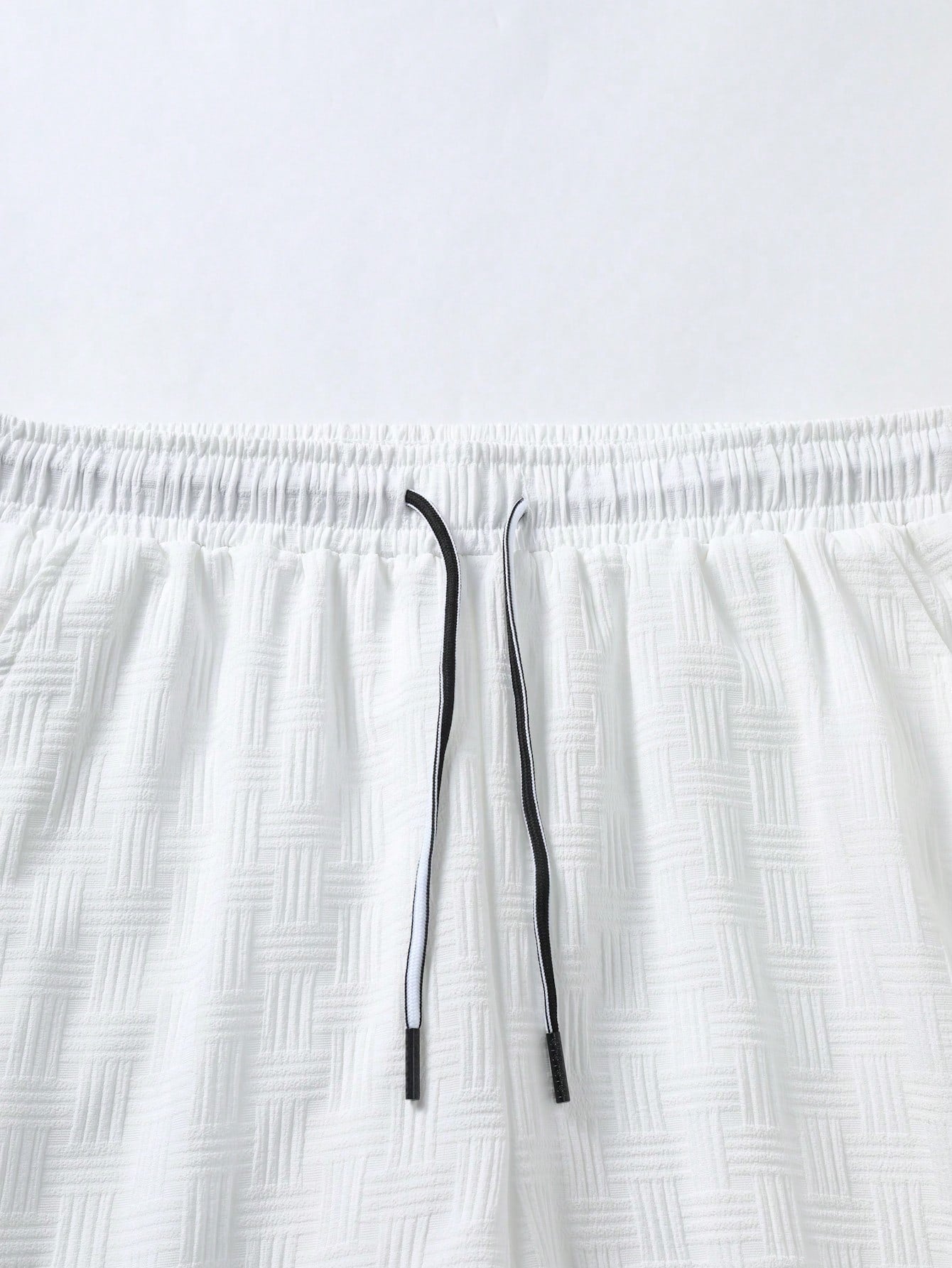 White Linen Shorts Beach Set