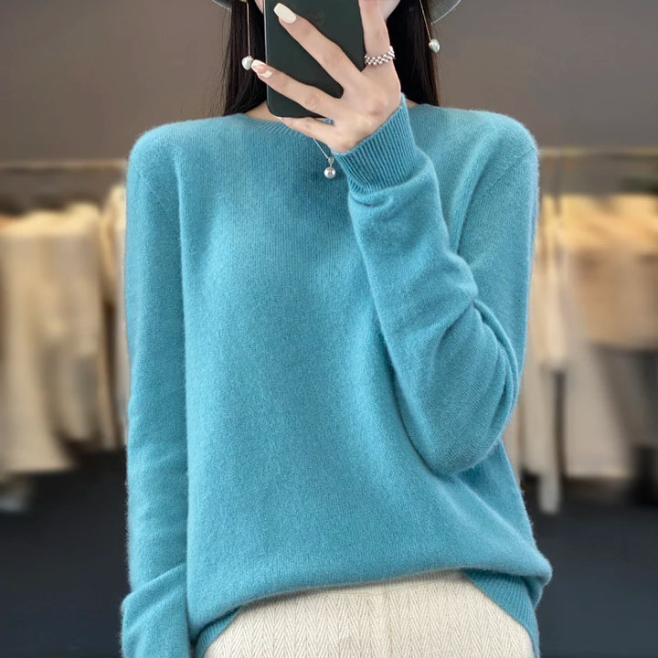 Women's Cashmere Boat Neck Sweater
