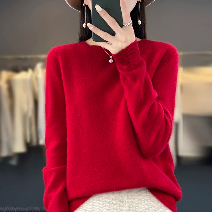 Women's Cashmere Boat Neck Sweater