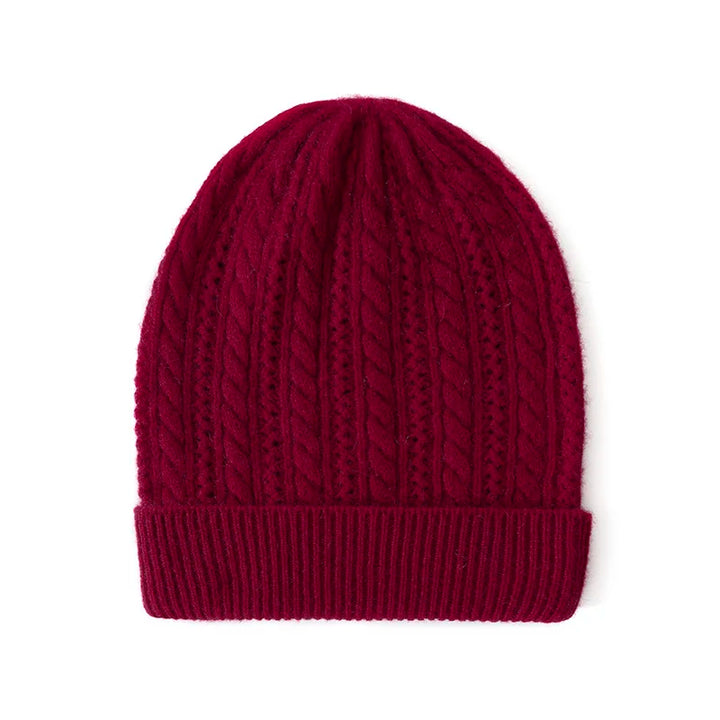  Womens Cashmere Knitted Beanie Hat