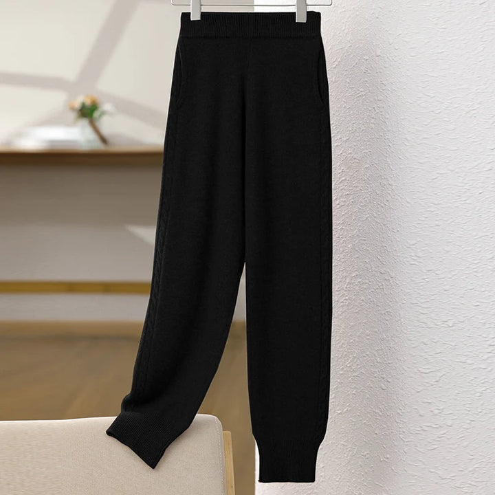 Women's Merino Wool Cashmere Knit Pants