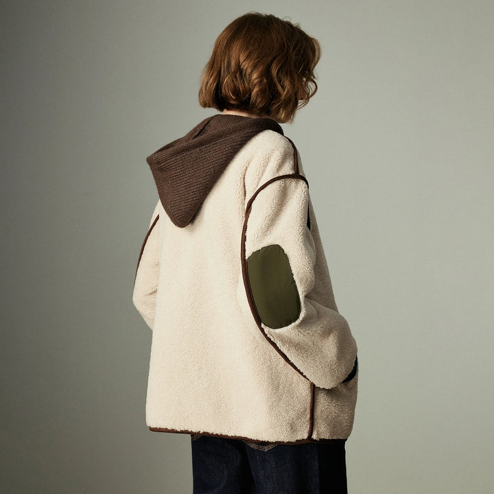 Women’s Textured Colorblock Winter Jacket