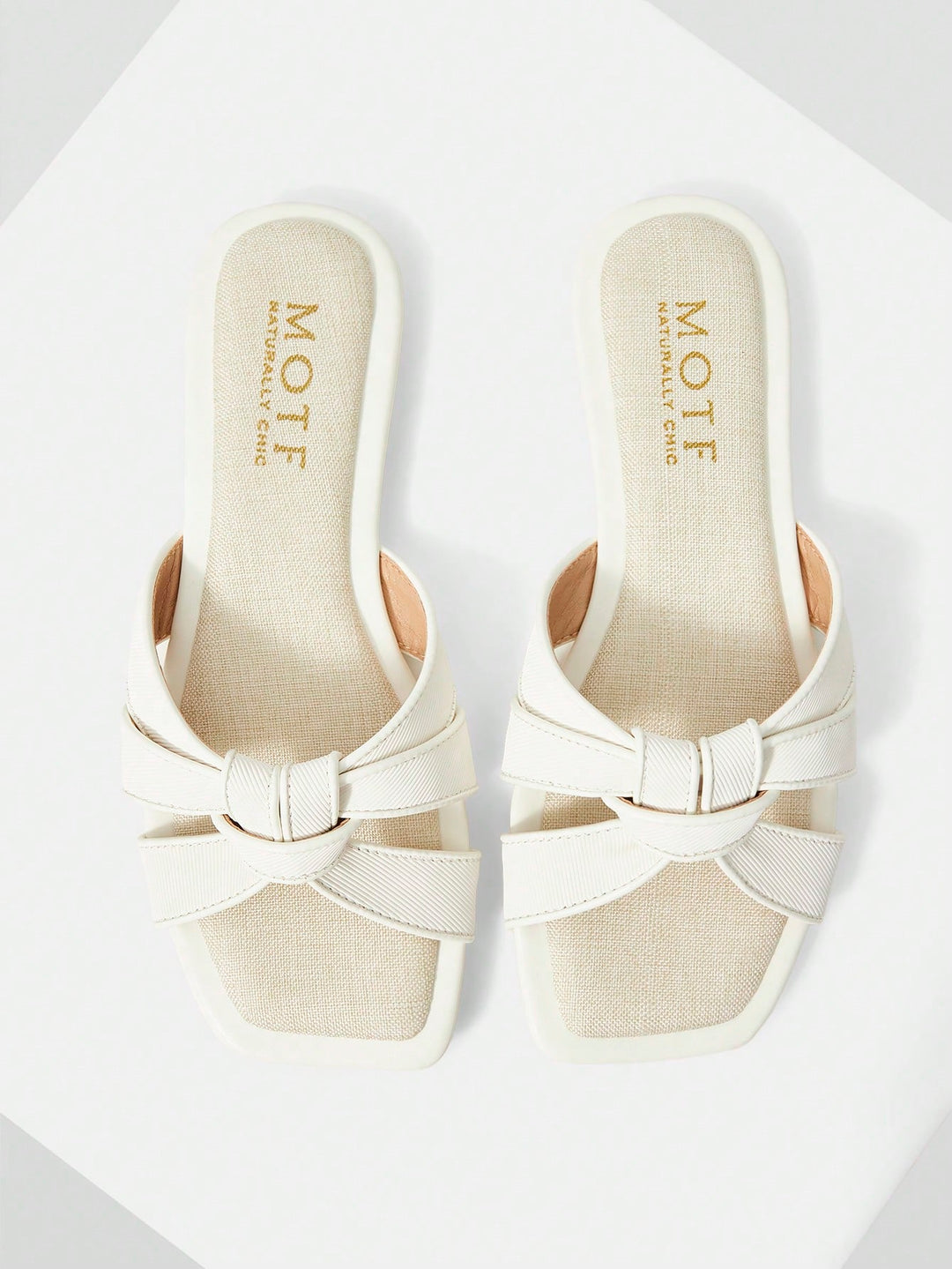 Women's Woven Knot Flat Slides