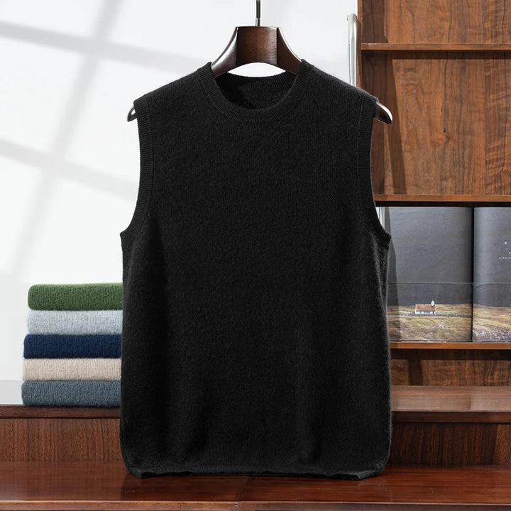 Wool Knit Sweater Vest