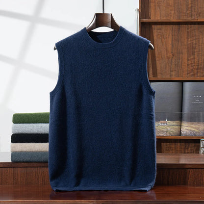 Wool Knit Sweater Vest