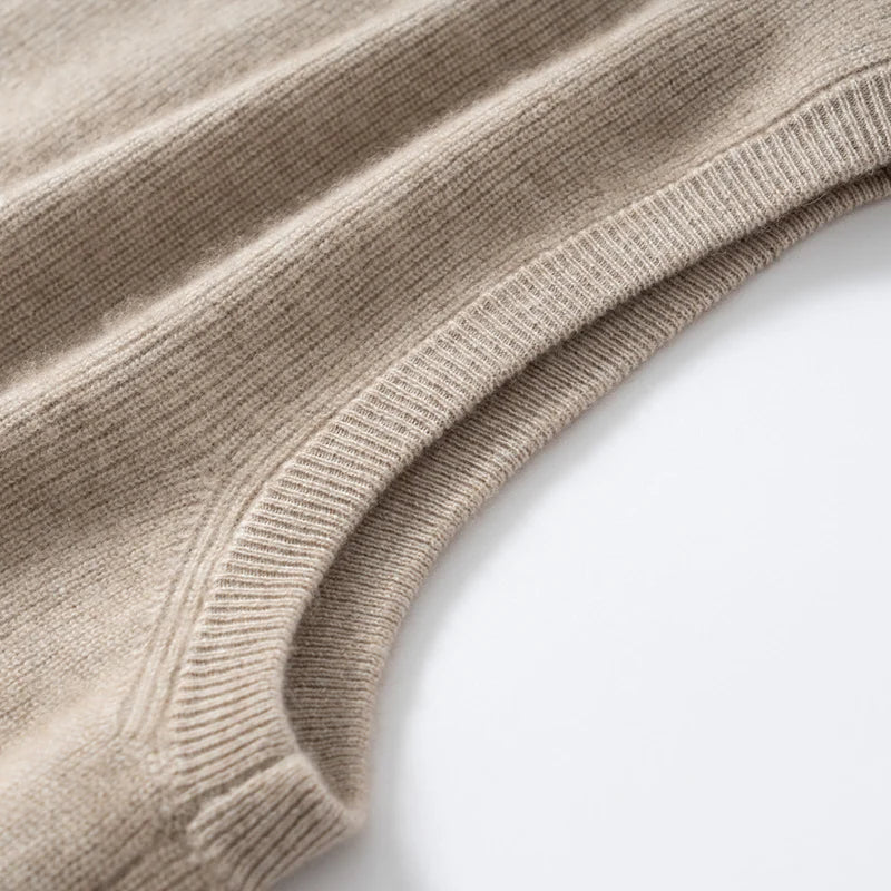 Wool Knit Sweater Vest